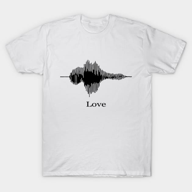Waveform - Love T-Shirt by Aduro Merch